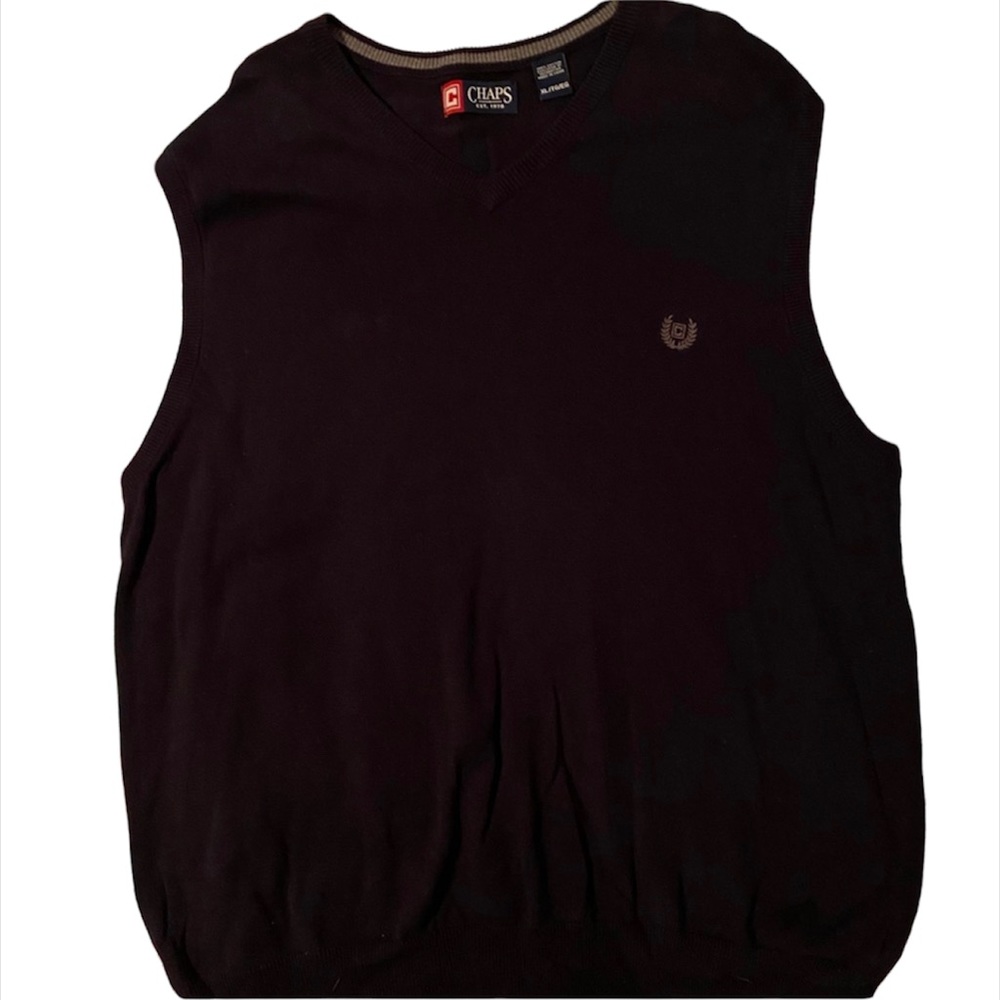 Men’s XL Chaps navy sweater vest